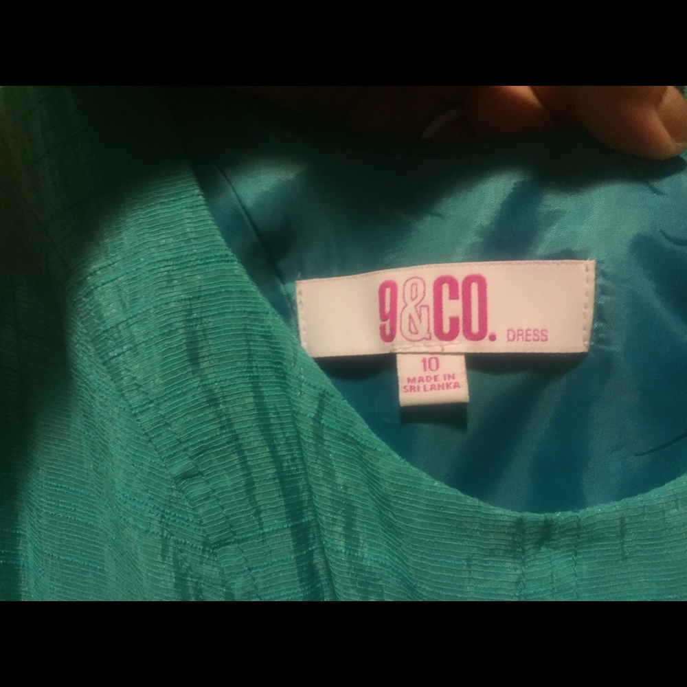 Turquoise party dress